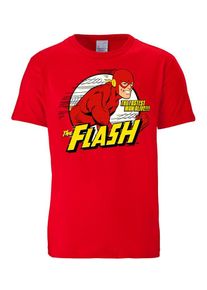 logoshirt, Herren T-Shirt 'Der Rote Blitz - Flash', Gelb / Rot