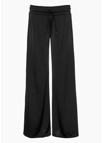 Reebok, Damen Palazzohose, Schwarz / Weiß