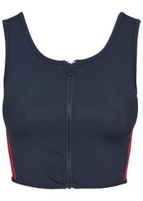 Urban Classics, Damen Tanktop, Navy / Feuerrot / Weiß