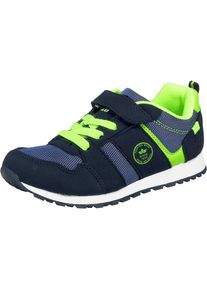 Lico, Sneakers 'Rosario VS', Blau / Nachtblau / Neongr&uuml;n