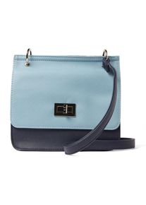 Tom Tailor, Damen &Uuml;berschlagtasche 'Daniella', Marine / Hellblau