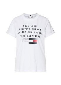 Tommy Hilfiger, Damen Shirt 'TALITA C-NK TEE SS', Wei&szlig;