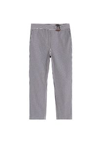 Mango, Damen Hose 'Todo-h', Schwarz / Wei&szlig;