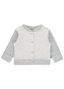IMPS & ELFS IMPS&ELFS, M&auml;dchen Strickjacke 'Beaver', Graumeliert / Wei&szlig;