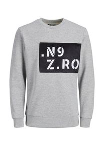 Jack & Jones JACK & JONES, Herren Grafik Sweatshirt, Graumeliert