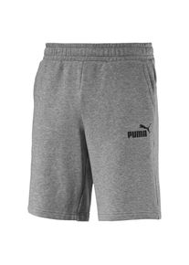 Puma, Herren Shorts 'Essentials +', Graumeliert / Schwarz