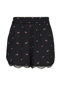Pieces, Damen Shorts, Mischfarben / Schwarz