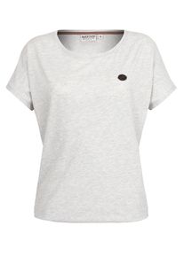 Naketano, Damen Shortsleeve 'Schnella Baustella', Braun / Graumeliert