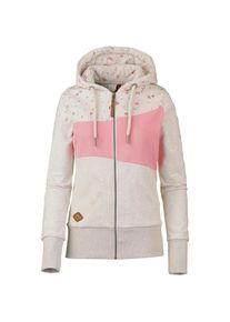 Ragwear, Damen Sweatjacke 'Tarsa', Beige / Hellpink