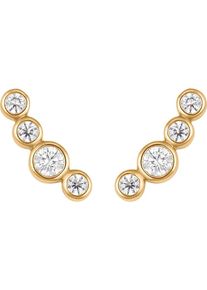 JETTE, Damen Ohrstecker, Gold