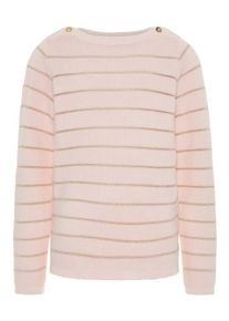 name it, M&auml;dchen Pullover, Gold / Hellpink