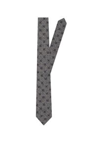 Jacques Britt, Herren Krawatte 'Custom Fit', Dunkelblau / Graumeliert