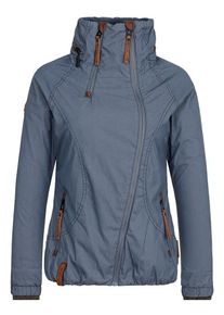 Naketano, Damen Jacke, Taubenblau / Braun