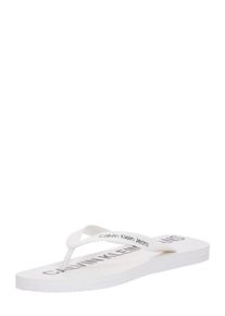 Calvin Klein Jeans, Herren Slipper 'ERROL', Schwarz / Weiß