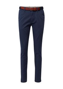 Selected Homme, Herren Hose 'SLHSLIM-YARD AOP QUIET SHADE PANTS W', Blau