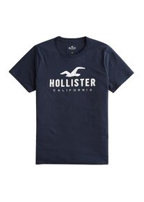 Hollister, Herren Shirt 'ICONIC SS TECH SOLIDS', Navy