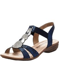 Remonte, Damen Sandalen 'R3638', Blau / Schwarz / Silber