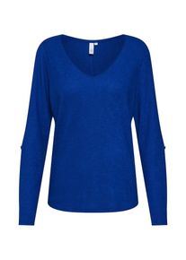 Q/S Designed By, Damen Shirt, Royalblau