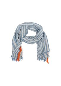 Zwillingsherz, Damen Tuch, Blau / Orange