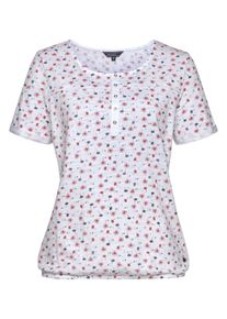 NAVIGAZIONE, Damen T-Shirt, Navy / Beere / Weiß