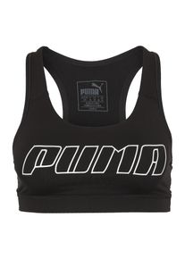 Puma, Damen Sport-BH '4Keeps M', Schwarz / Weiß