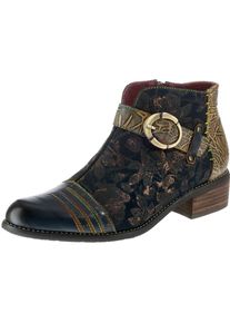 Laura Vita, Damen Stiefeletten, Dunkelblau / Goldgelb