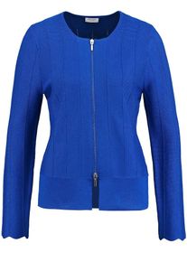 Gerry Weber, Damen Strickjacke 'Peplum', Blau
