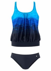 Lascana, Damen Tankini, Blau