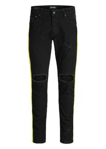 Jack & Jones JACK & JONES, Herren Jeans 'GLENN ORIGINAL JOS 983 BLACK LTD', Gelb / Black Denim