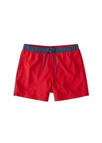 Abercrombie & Fitch Abercrombie & Fitch, Herren Badeshorts, Navy / Rot