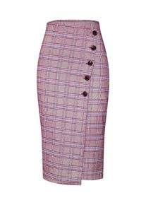 EDITED, Damen Rock 'Bea', Blau / Bordeaux