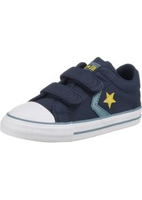 Converse, Sneaker 'Star Player 2V - OX', Blau / Blue Denim / Gelb