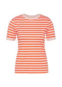 EDITED, Damen T-Shirt 'Leonie', Beige / Orange