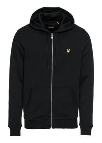 Lyle & Scott Lyle & Scott, Herren Sweatjacke 'Zip Through Hoodie', Schwarz