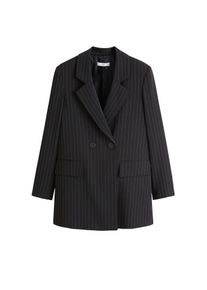 Mango, Damen Blazer 'Noel-i', Schwarz / Wei&szlig;