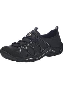 Rieker, Damen Slipper, Schwarz