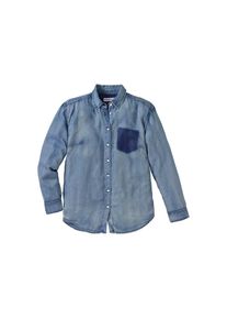 sheego Denim, Damen Jeansbluse, Blau