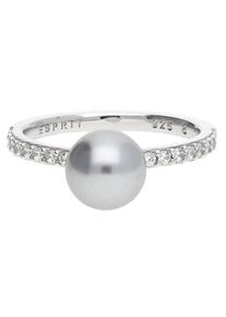 Esprit, Damen Fingerring 'Brilliance Pearl ESRG92315B', Silber