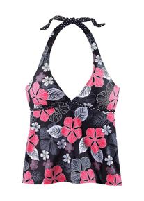 Buffalo, Damen Tankini-Top "City", Anthrazit / Pink / Schwarz