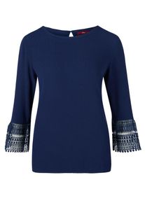 s.Oliver RED LABEL, Damen Shirt, Dunkelblau