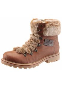 Rieker, Damen Winterboots, Beige / Cognac