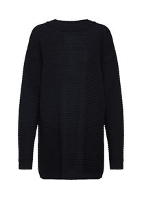 Missguided, Damen Kleid 'RIBBED JUMPER DRESS', Schwarz