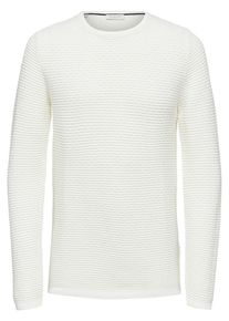 Selected Homme, Herren Strickpullover, Hellgrau