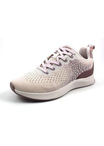 Tamaris, Damen Sneakers, Beige / Bordeaux
