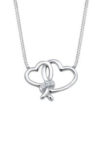 Diamore, Damen Kette 'Herz', Silber