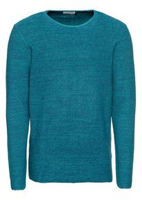 Nowadays, Herren Pullover 'RH structur', Petrol