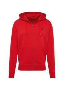 Polo Ralph Lauren, Herren Sweatjacke 'LSFZHOODM1-LONG SLEEVE-KNIT', Rot