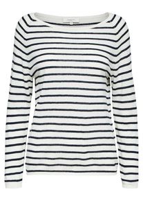 Selected Femme, Damen Strickpullover, Beige / Nachtblau