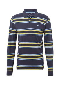 Tom Tailor, Herren Shirt, Marine / Hellblau / Gelb
