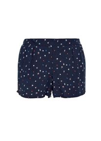 s.Oliver RED LABEL, Damen Shorts, Nachtblau / Mischfarben